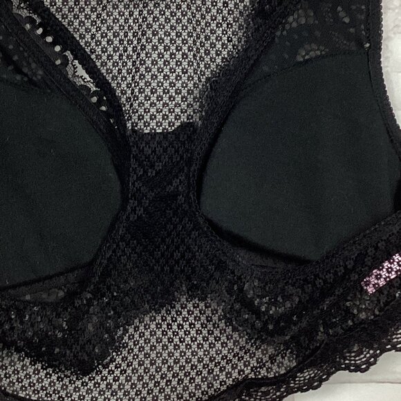Coco Lingerie BLack Lace Sports Bra M - Picture 5 of 8
